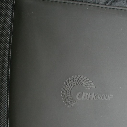 Deboss Elleven Large Zip Padfolios
